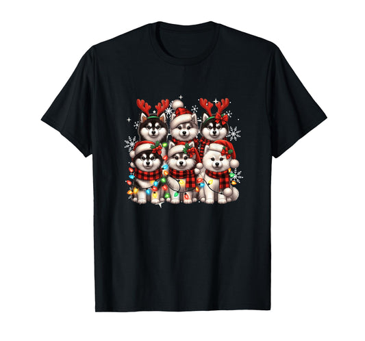 Pomsky Christmas Xmas Pomsky Lover T-Shirt