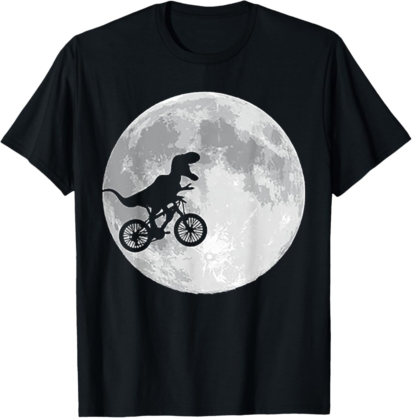 Dinosaur Bike and Moon T-Shirt