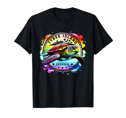Tybee Island Georgia Sea Turtle GA T-Shirt