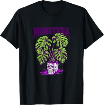 The Monstera Skull Pot T-Shirt