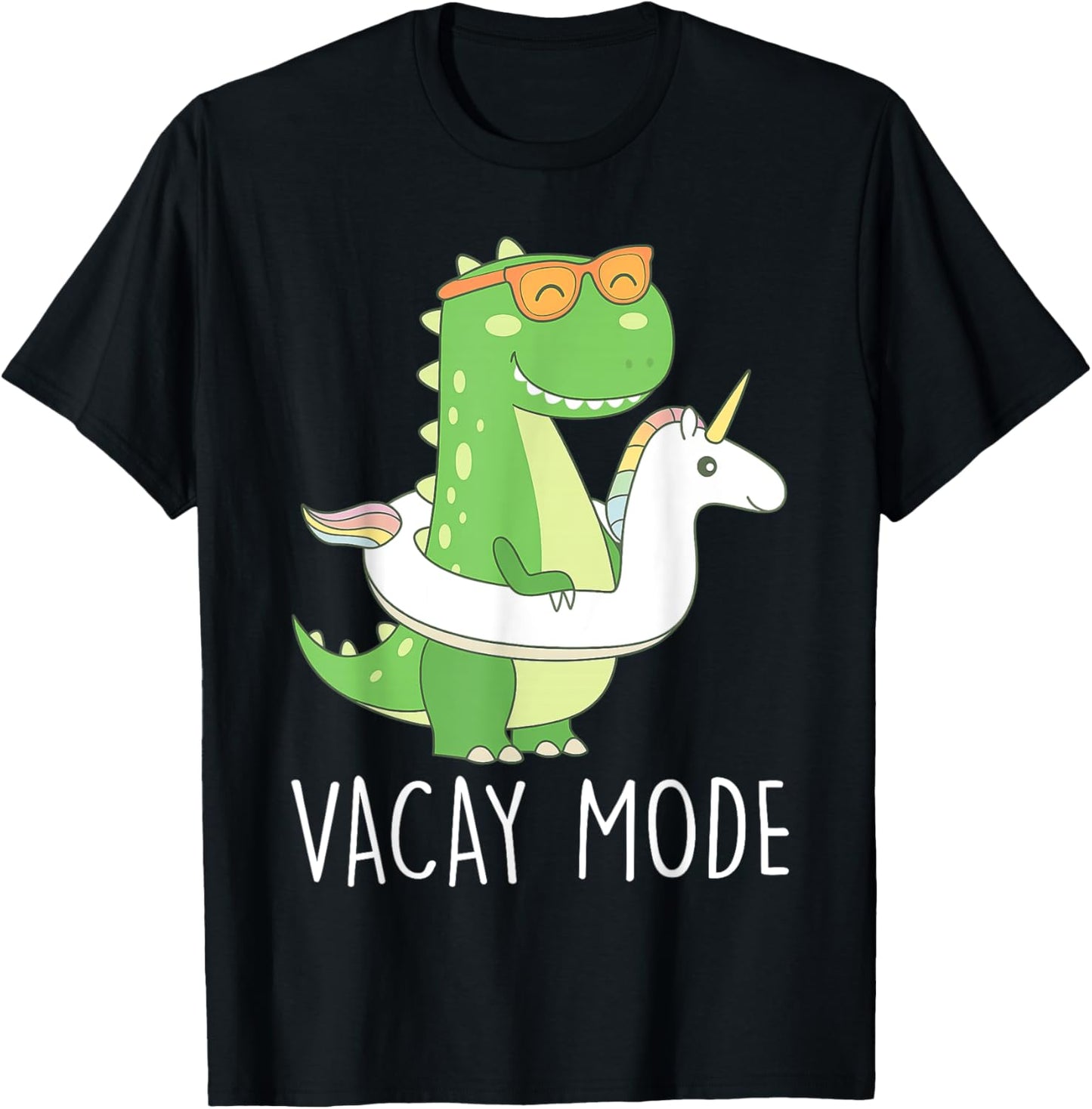 Vacay Mode Cute Dinosaur Lovers Funny Family Summer Vacation T-Shirt