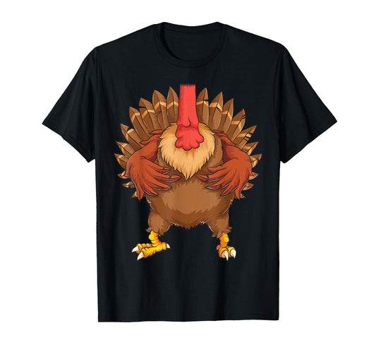 Cool Headless Turkey Halloween Costume | Funny Lazy DIY Gift T-Shirt