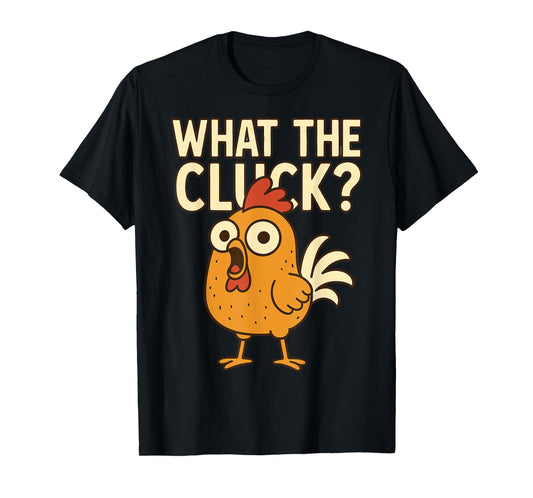 Funny Chicken What The Cluck Retro Gifts for Men Women Kid T-Shirt