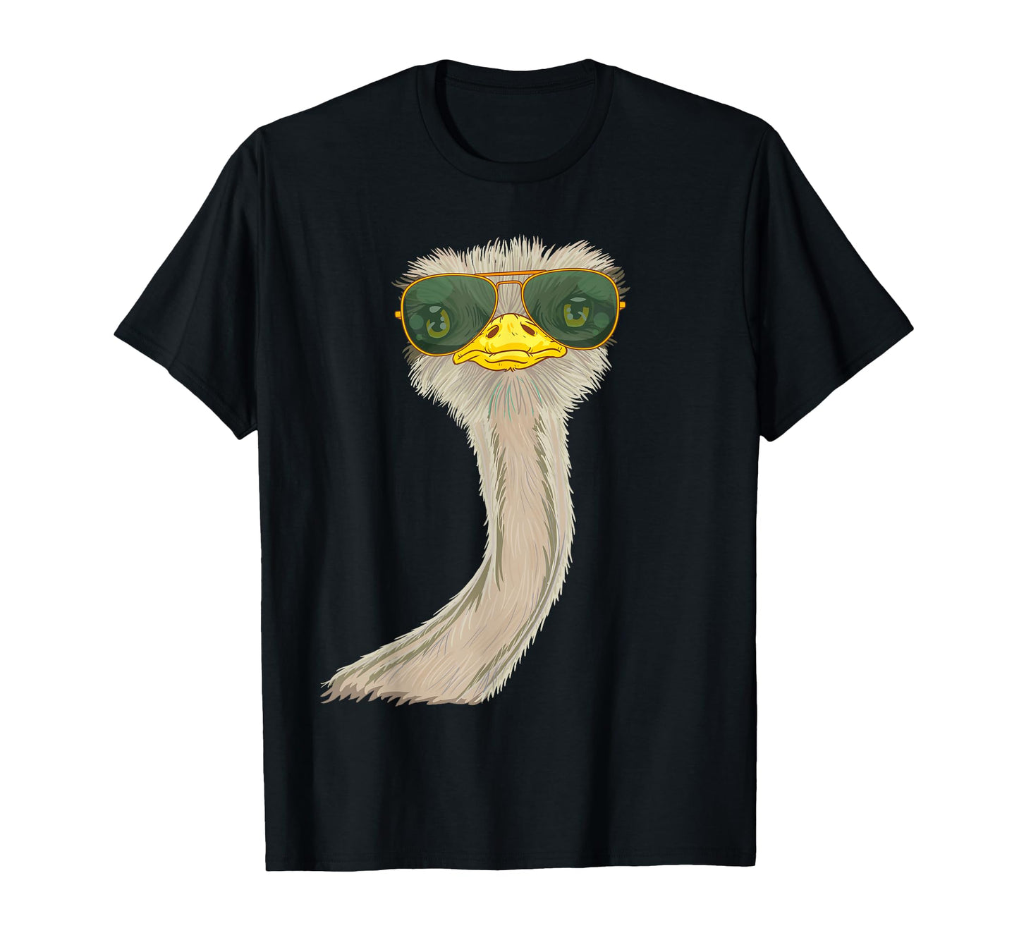 Funny Looking Ostrich Bird Africa T-Shirt