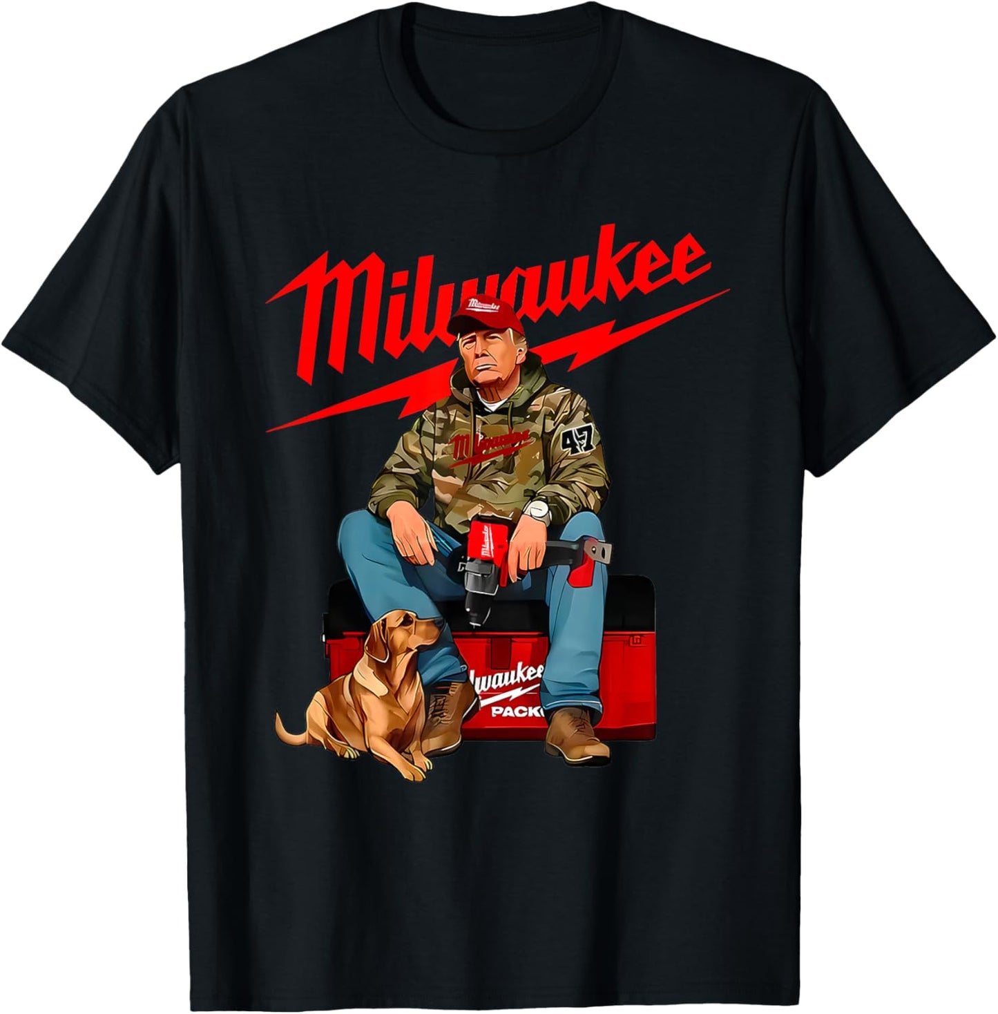Camo Hunting Season Hand Drill Dog Hunt T-Shirt
