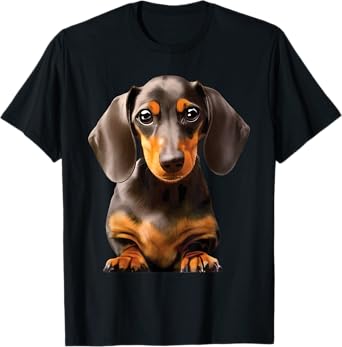 Dachshund Illustration - Dog Lover Animal Pet Trainer Men Women Kids T-Shirt