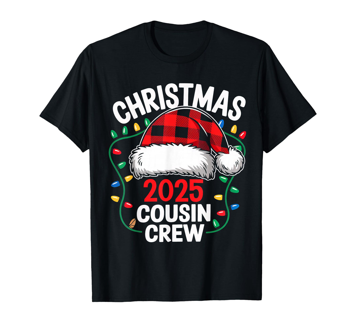 Merry Christmas Cousin Crew 2025 Family Matching Xmas 2025 T-Shirt