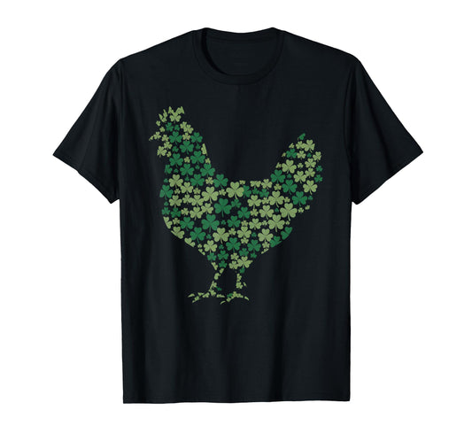 St Patricks Day Shamrock Chicken Saint Pattys Irish Women T-Shirt