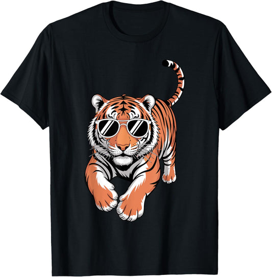 Funny Tiger Art For Men Women Boys Girls Animal Tiger Lover T-Shirt