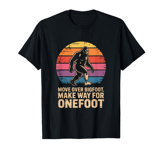 Onefoot Prosthetic Leg Amputee Recovery Bigfoot T-Shirt