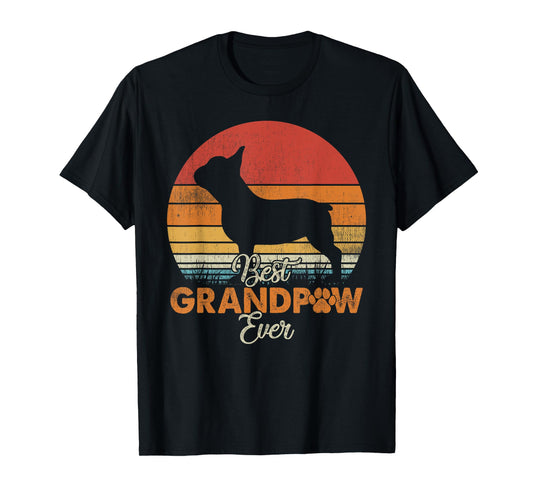 Best Grandpaw Ever French Bulldog Grandpa T-Shirt