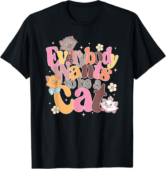 Disney The Aristocats Everybody Wants To Be A Cat Group Shot T-Shirt