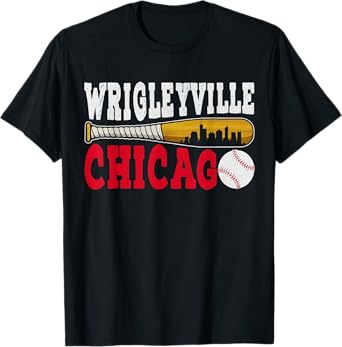 Retro Wrigleyville Cubs Name Proud Spirit Evergreen Gameday T-Shirt