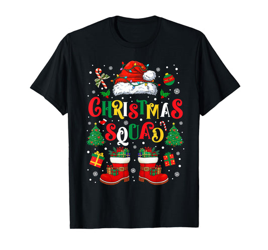 Christmas Squad Xmas PJ Christmas Pajamas Family Kids Friend T-Shirt