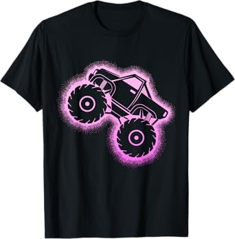 Monster Truck Women Girls T-Shirt