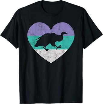 Vulture Gift For Women & Girls Retro Cute T-Shirt