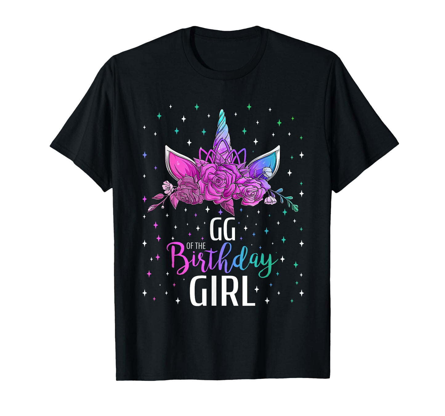 GG Of The Birthday Girl Unicorn Bday Party T-Shirt