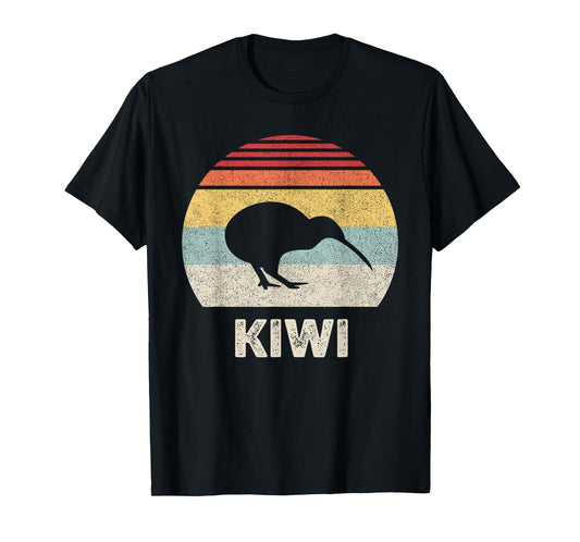 Retro Kiwi Bird Shirt Animal Lover Gift Funny Vintage T-Shirt
