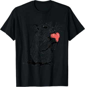 Rat Owner Colorful Portrait Motif Rodent Pet Funny Rat Lover T-Shirt