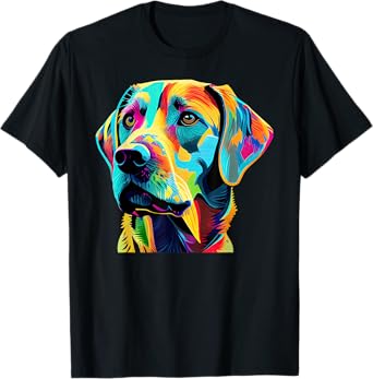 Labrador Retriever Lovers Pop Art Labrador Retriever T-Shirt