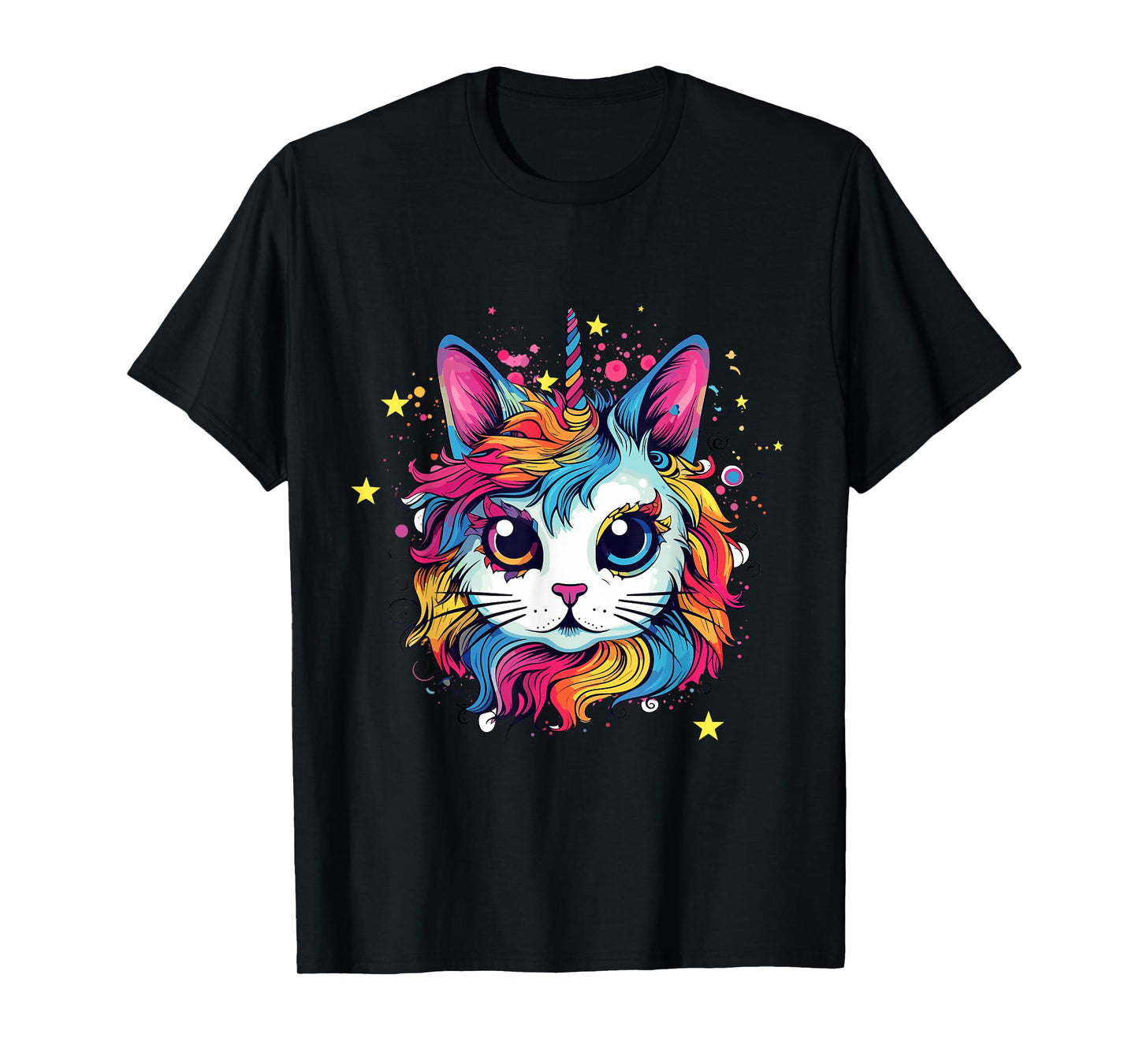 Cute, Adorable And Might Contain Cat by DankSpace Catcorn Kittycorn Unicat Unikitten Cat Kitty Kitten Unicorn T-Shirt