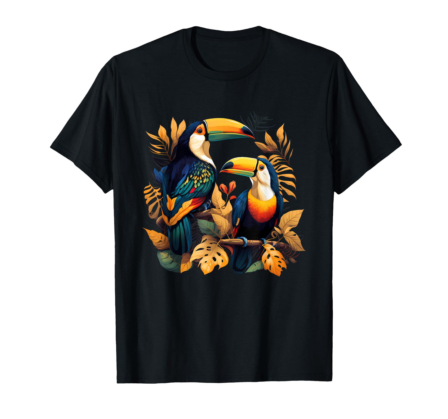 Toucan Birds Design Animal Jungle Lovers Men Women Kids T-Shirt