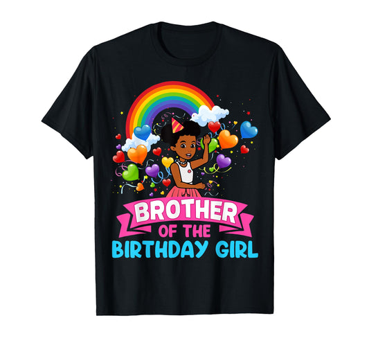 Brother Of Birthday Girl Gracie Birthday Dolls Girl Party T-Shirt