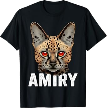 Mountain Lion Ohio Wild Cat Amiry Serval Cat T-Shirt