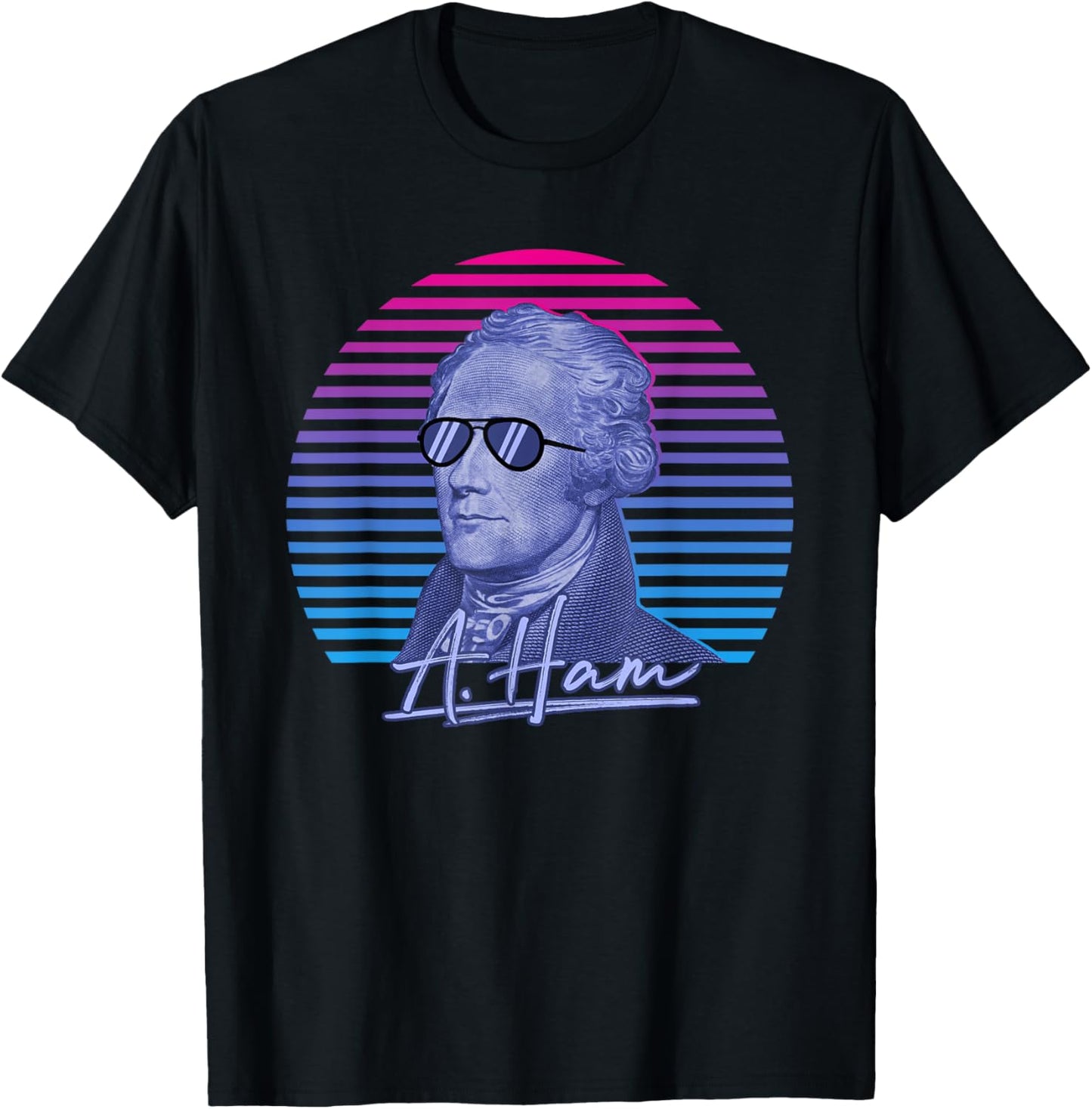 Alexander Hamilton Shirt A. Ham Funny 'Merica Patrotic Shirt T-Shirt