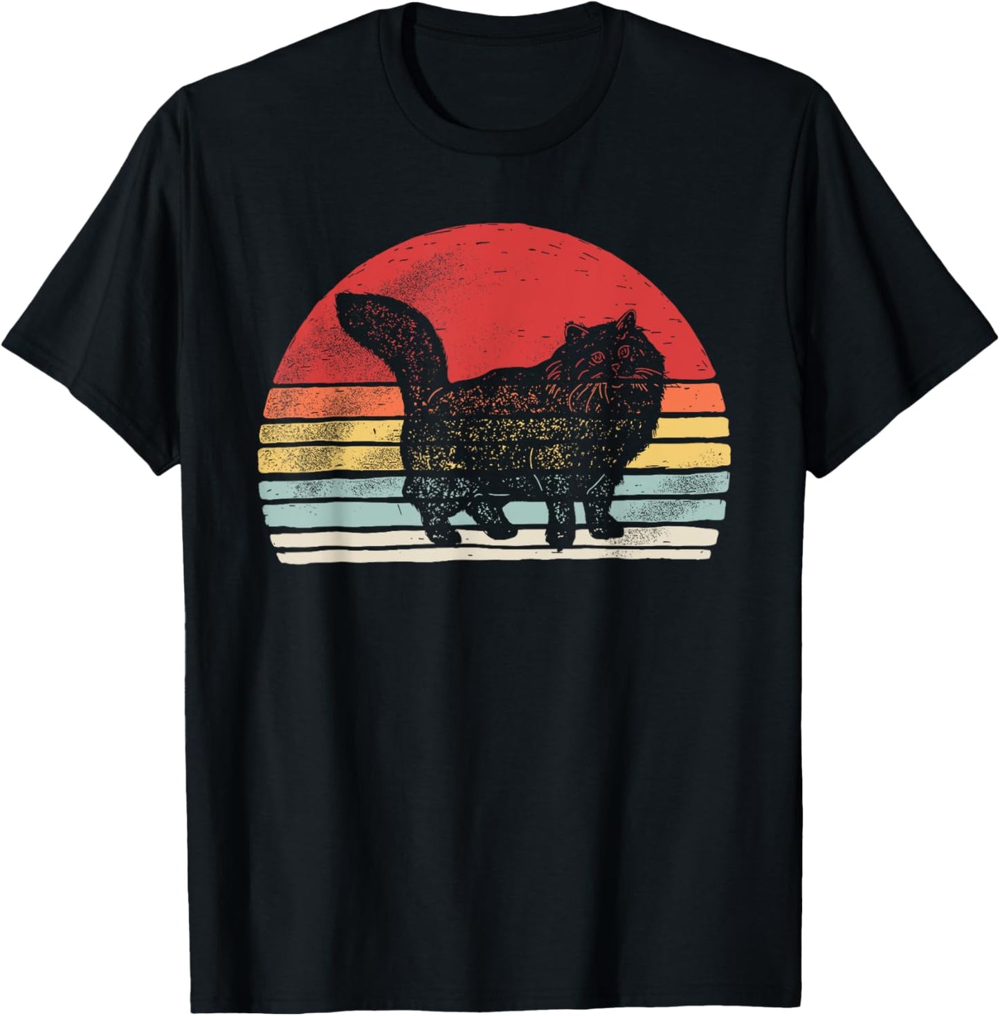 Vintage Retro Siberian Cat T-Shirt