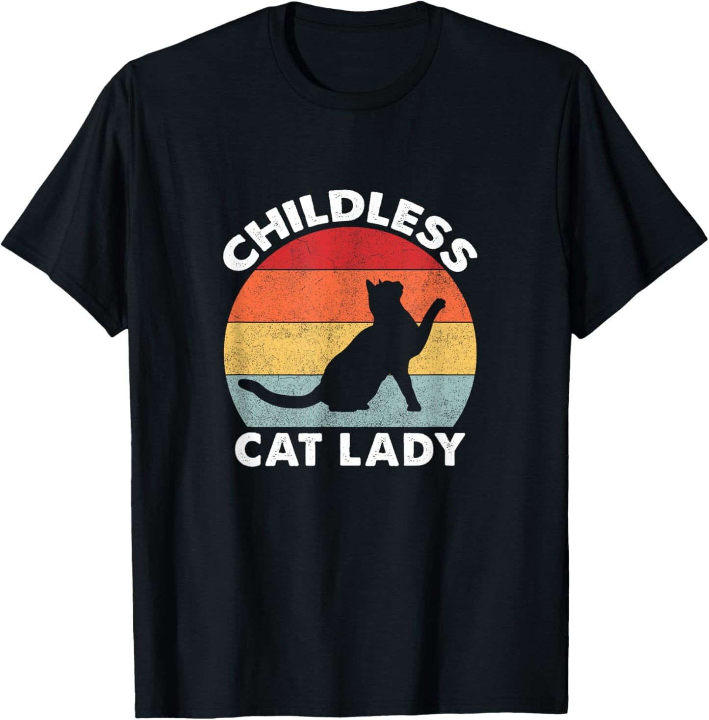 Vintage Childless Cat Lady T-Shirt