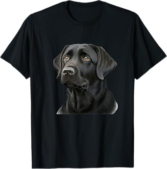 Cute Black Lab Black Labrador Retriever Puppy Dog Mom Animal T-Shirt for Men Women Kids