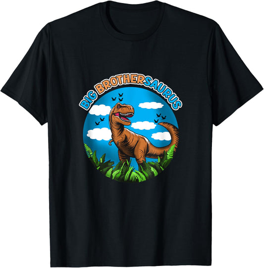 Dinosaur Brother Big Brothersaurus Brothers Siblings T-Shirt