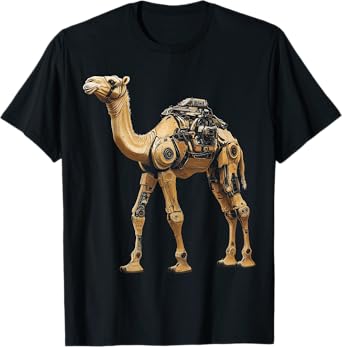 Camel Animal Graphic Robot Illustration Camel T-Shirt