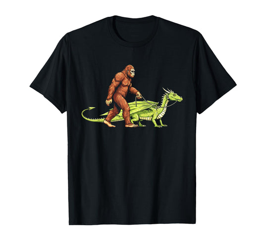 Bigfoot Walking Dragon for Women Men Kids Dragons Lover T-Shirt