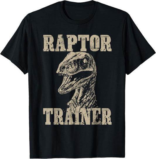 Raptor Trainer Funny Dinosaur Lover Halloween Costume T-Shirt