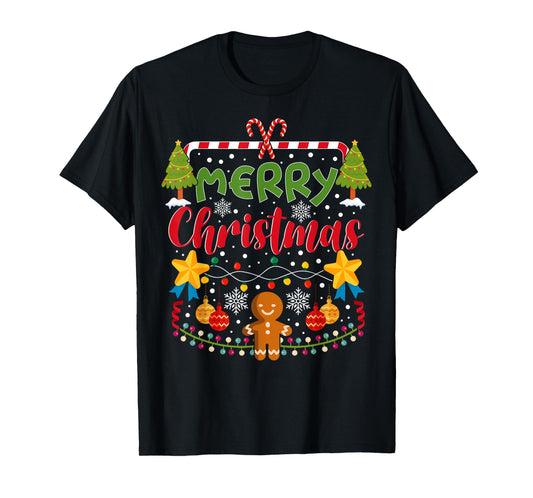 Merry Christmas gingerbread Matching Family Merry Christmas T-Shirt
