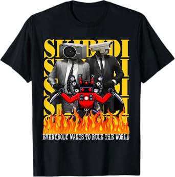 Birthday Boy Gifts for Kids, Adults Skibidi toilet T-Shirt T-Shirt