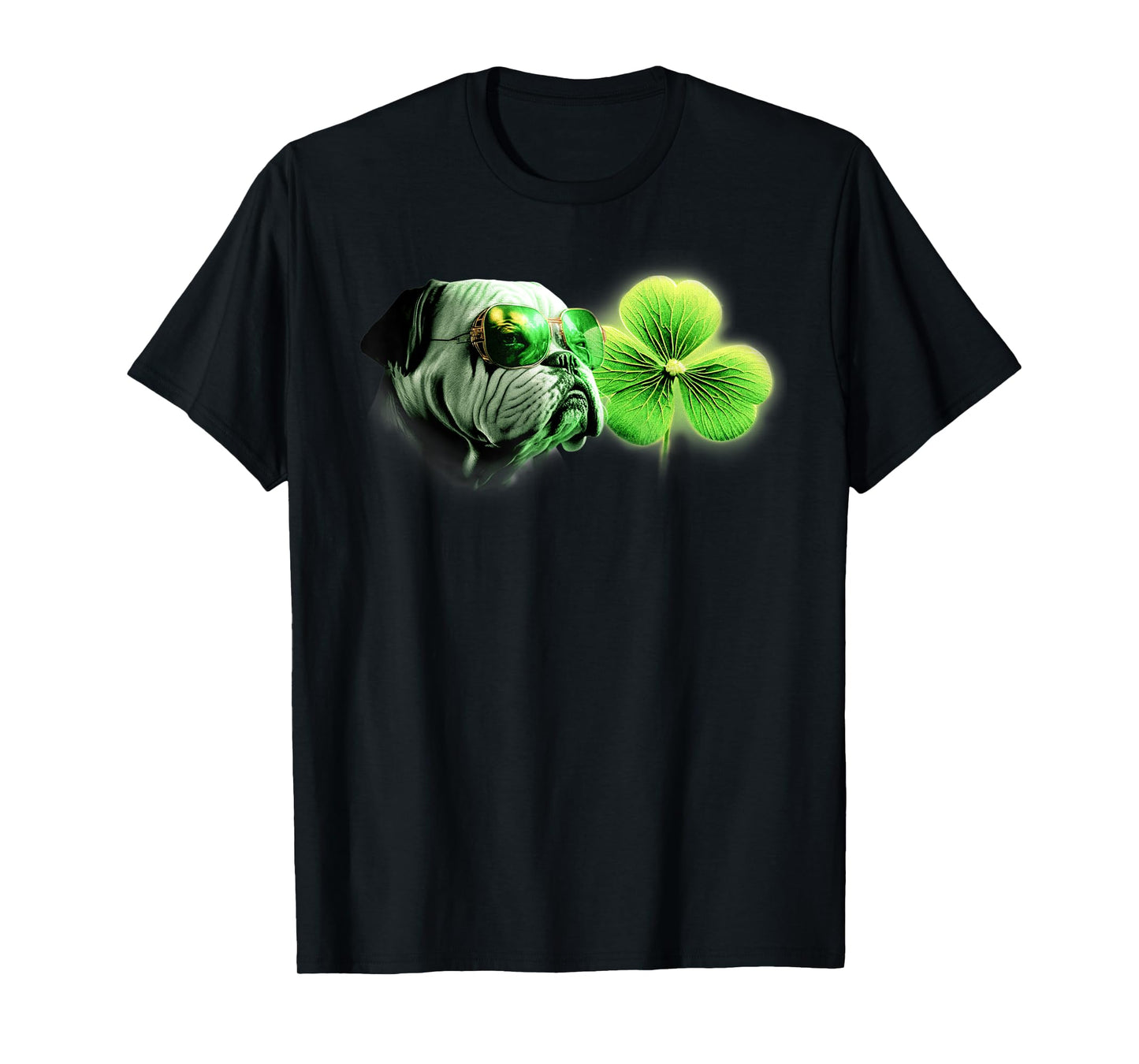 Bulldog Shamrock for Bulldog Lovers St. Patricks Day Bulldog T-Shirt