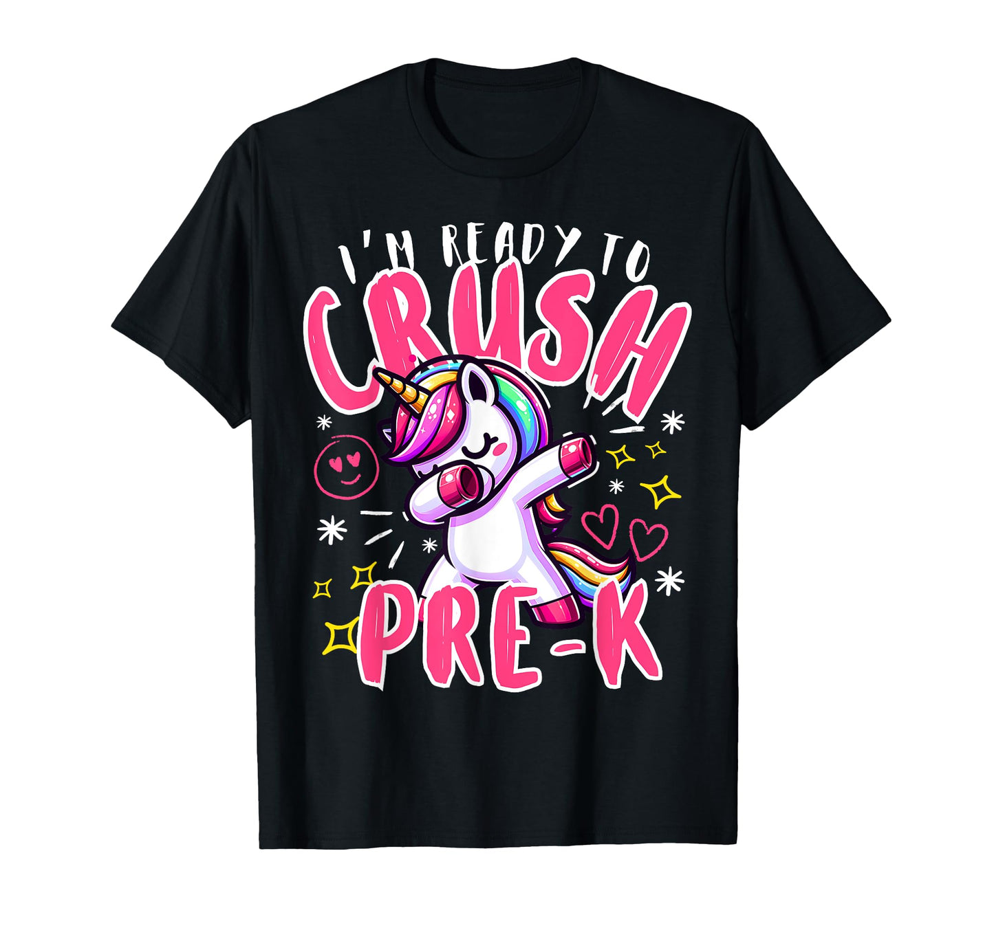 I'm Ready To Crush Pre-K Unicorn First Day of Preschool Kids T-Shirt
