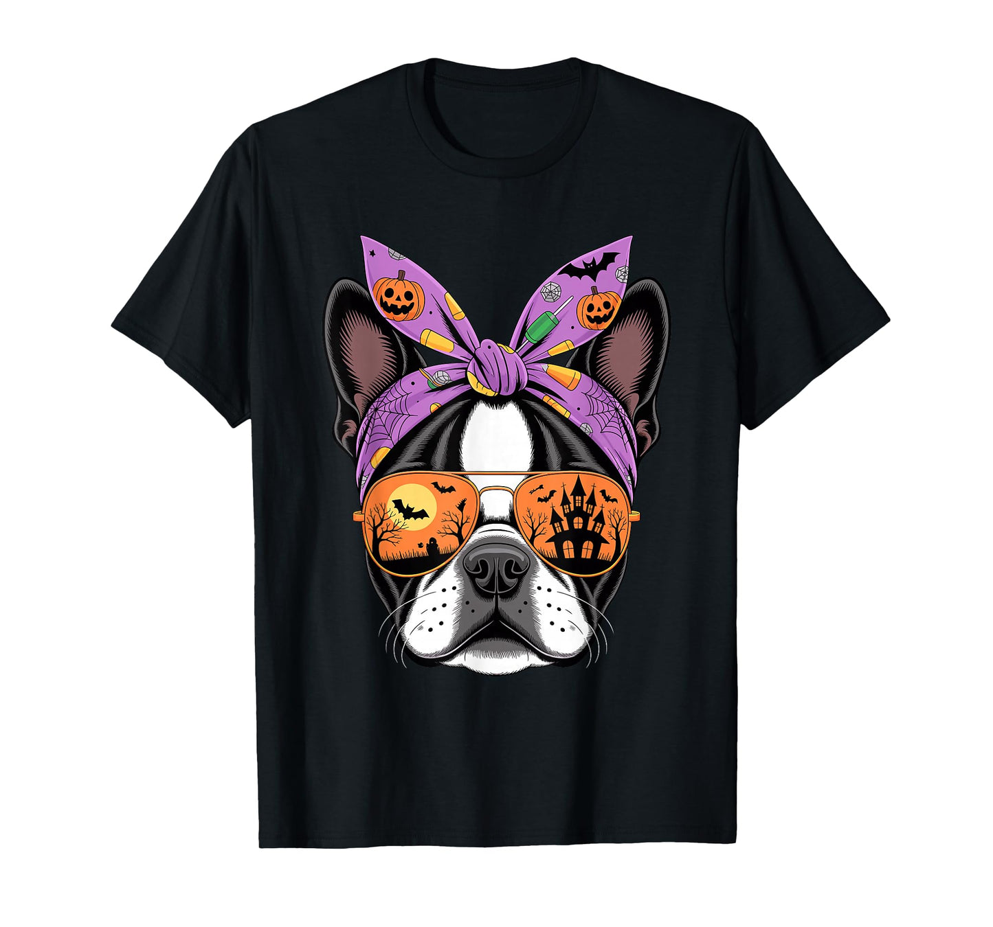 Halloween Bandana French Bulldog Frenchie T-Shirt