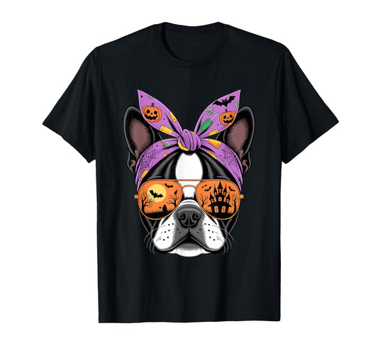 Halloween Bandana French Bulldog Frenchie T-Shirt