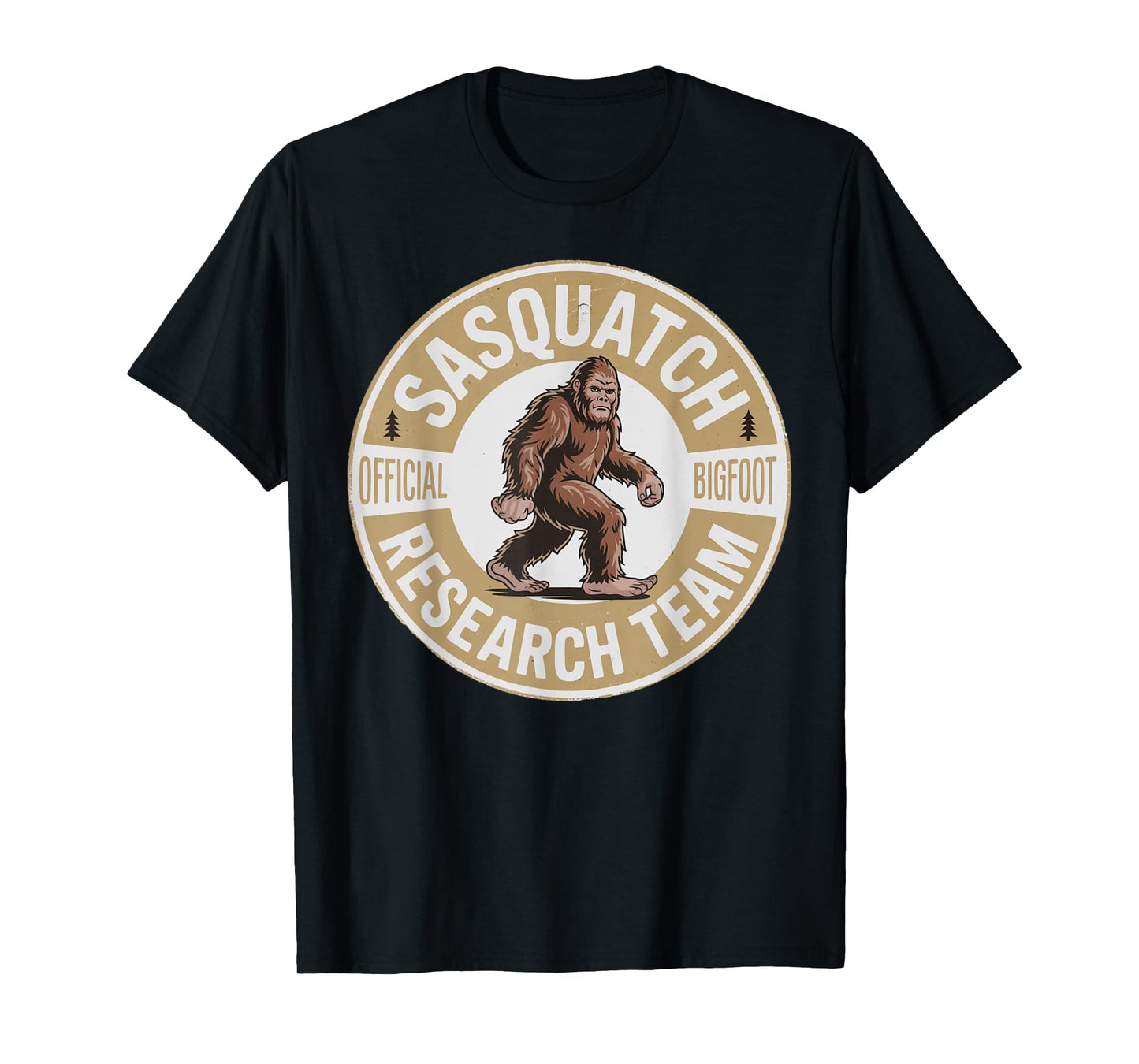 Bigfoot Research Team Retro Vintage Sasquatch Men Women T-Shirt