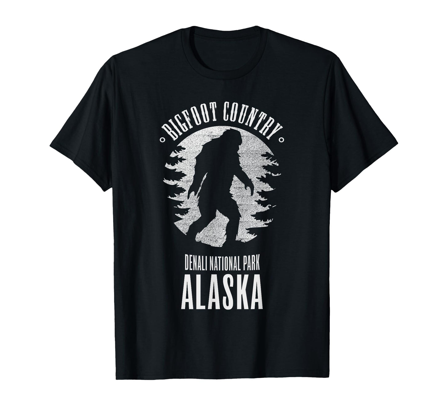Bigfoot Alaska Denali National Park T Shirt T-Shirt