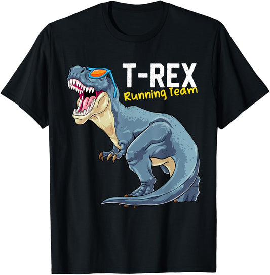 Dinosaur T-Rex Running Team Tyrannosaurus Rex Paleontology T-Shirt