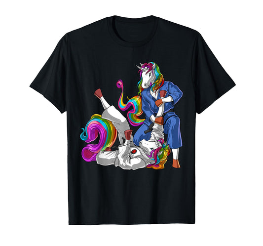 Unicorn Brazilian Jiu-Jitsu Judo BJJ Martial Arts Wrestling T-Shirt