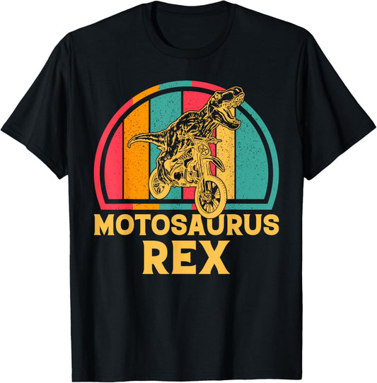 Dirt Bike Motocross Dinosaur MotoSaurus Dirtbike Dino T-Shirt