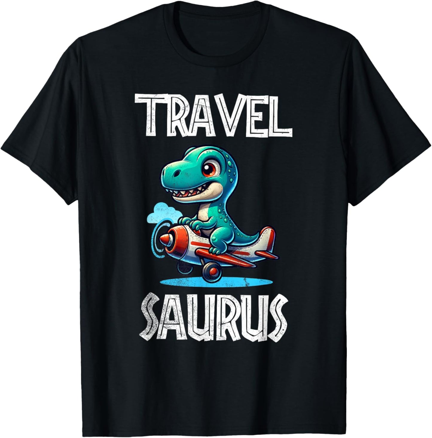 Travel Saurus Funny T-Rex T-Shirt
