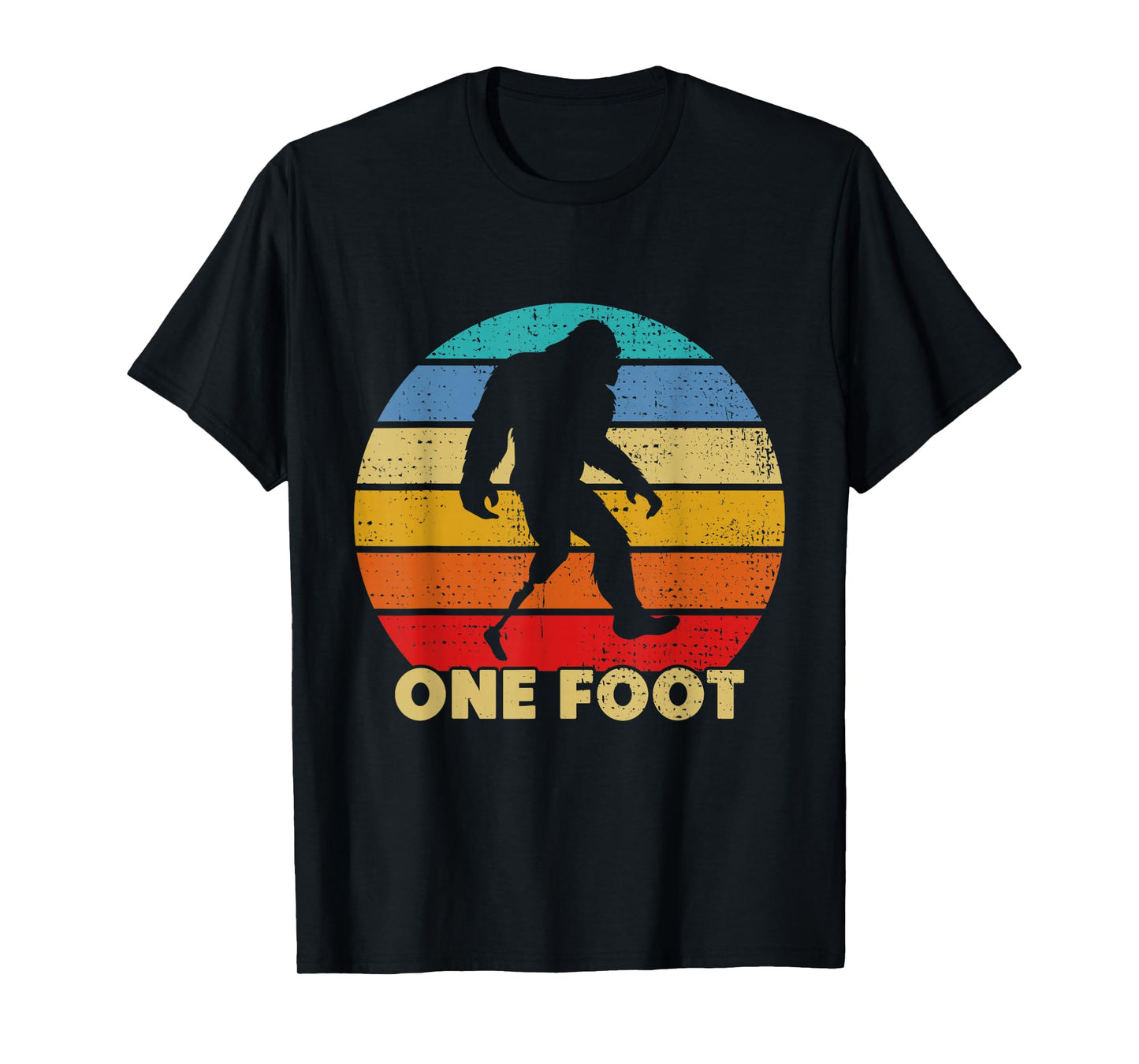 One Foot Bigfoot Prosthetics Amputated Disability T-Shirt