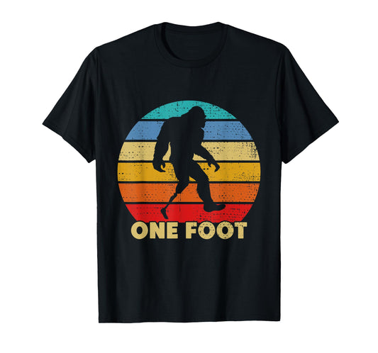 One Foot Bigfoot Prosthetics Amputated Disability T-Shirt